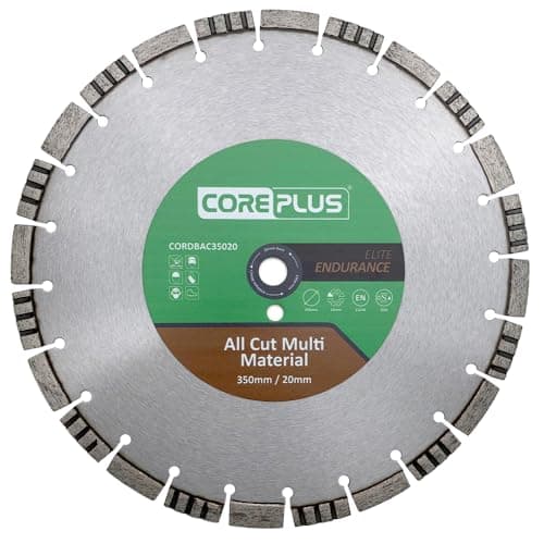 Image of CorePlus Elite All Cut Multi-Material Diamond Blade 350mm x 20mm Bore for Multiple Cutting Applications, EN 13236 Quality Standard
