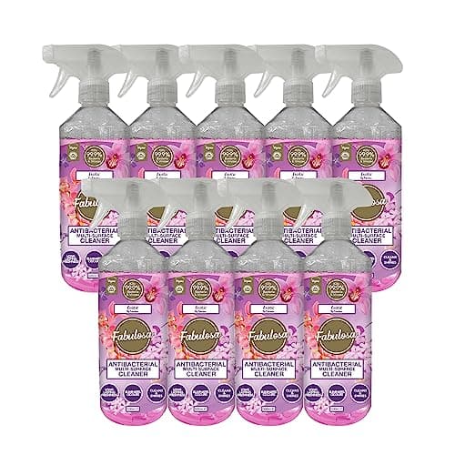 Image of Fabulosa Antibacterial Disinfectant Spray, All Purpose Multi Surface Cleaner, 500ml, 9 pack, Exotic