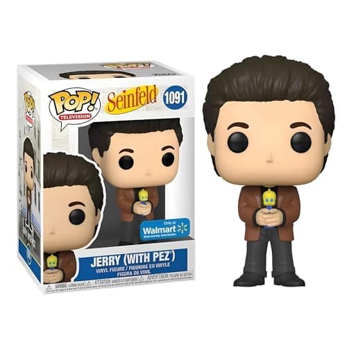 Image of Funko Pop! TV: Seinfeld #1091 Jerry (with pez) Vinyl Figure Walmart Exclusive