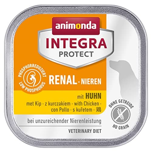Image of animonda Integra Protect diet dog food, wet food for chronic renal insufficiency, with chicken, 11 x 150g