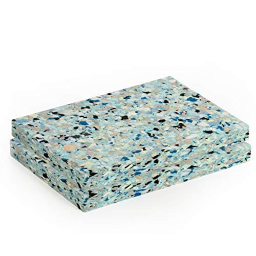 Image of Yoga Studio 1'' Inch Chip Foam Half Yoga Block (Twin Pack)