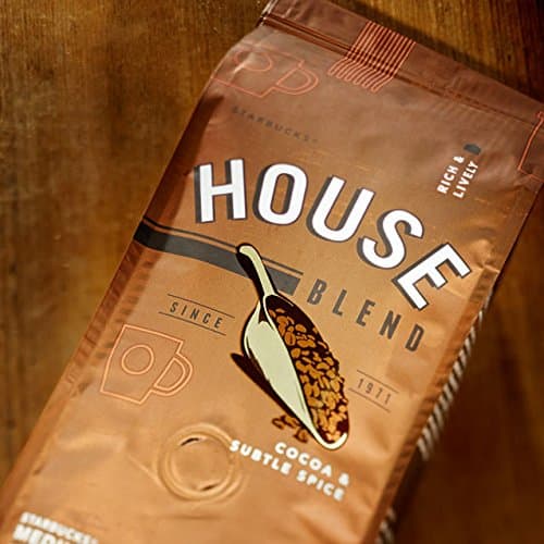 Image of STARBUCKS HOUSE BLEND WHOLE BEAN COFFEE - MEDIUM ROAST - 227g