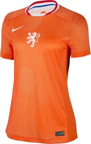 Image of Netherlands 2025 Stadium Home (Women's Team) Nike Dri-FIT Replica Football Jersey for Women, FZ9134