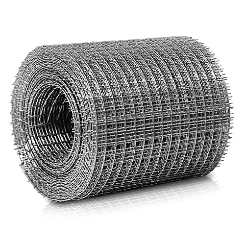 Image of Muzhira Rodent Proofing Galvanized Wire Metal Mesh - 6m x 100mm Blocks Rats, Mice, Mouse, Squirrel & Bird Access Internal & External Pest Prevention for Filling In Gaps Around The Home & Garden