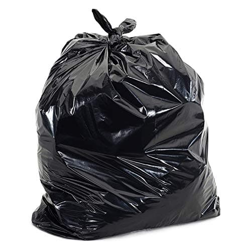 Image of FRESH 365 Medium Duty Bin Bags - 5 Cases (Pack of 200 each), Black