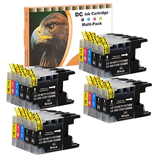 Image of D&C Compatible Ink Cartridge for Brother LC-1220 LC-1240 XL for Brother MFC-J280W MFC-J425W MFC-J435W MFC-J5910DW MFC-J625DW MFC-J6510DW MFC-J6710DW MFC-J6910DW MFC-J825DW MFCJ835DW (20-Pack)