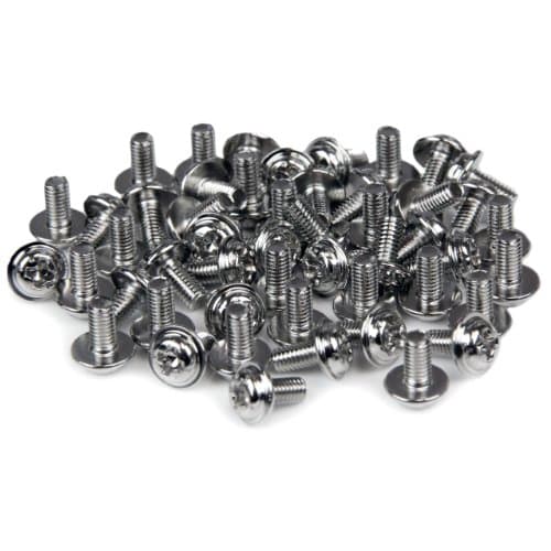 Image of StarTech.com PC Mounting Computer Screws M3 x 1/4in Long Standoff - Screw kit - 0.2 in (pack of 50) - SCREWM3