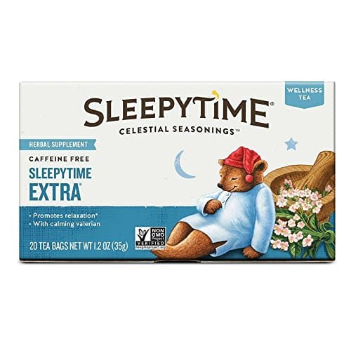 Image of Pack of 4 x Celestial Seasonings Wellness Tea - Sleepytime Extra - Caffeine Free - 20 Bags