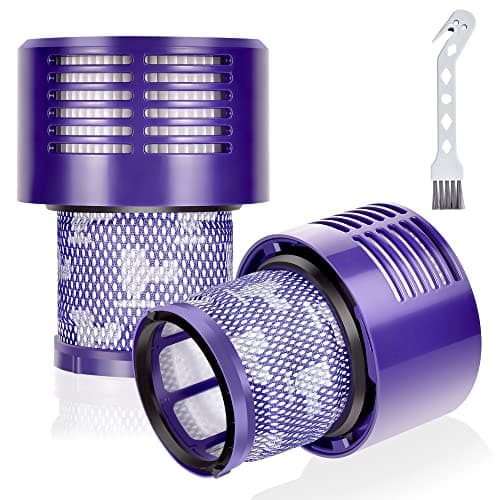 Image of Leadaybetter 2pack Washable Hepa Filter Replacements for Dyson V10 SV12 Cordless Vacuum Cyclone Animal Absolute Total Clean Cordless Vacuum Cleaner, Replace # DY-969082-01