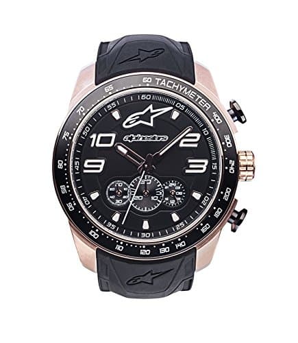 Image of Alpinestars Mens Quartz Watch, Chronograph Display and Silicone Strap 1017-96011