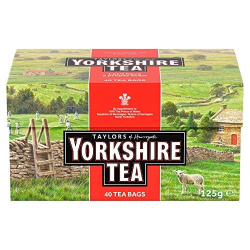 Image of YORKSHIRE TEA 40 BAGS. PACK 5 X 125GR