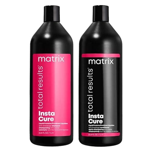 Image of Matrix SUPERSIZE DUO Total Results InstaCure Anti-Breakage Shampoo 1000ml and Conditioner 1000ml