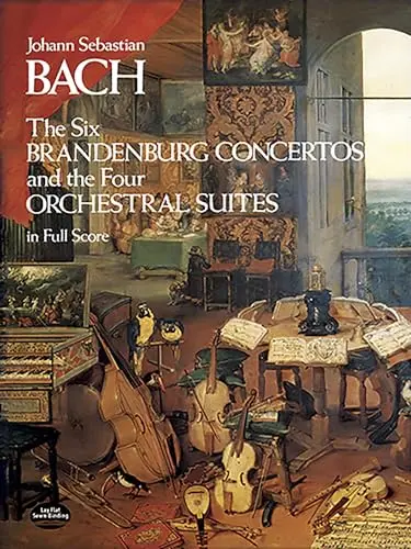 Image of The Six Brandenburg Concertos and the Four Orchestral Suites in Full Score (Dover Orchestral Scores)