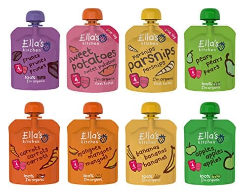 Image of Ella's Kitchen First Taste Mixed Case Selection from 4 Month 8 x 70g