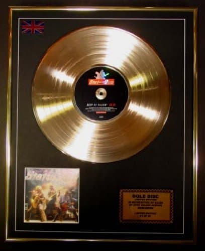 Image of STATUS QUO/LTD. EDITION CD GOLD DISC/KEEP ON ROCKIN'