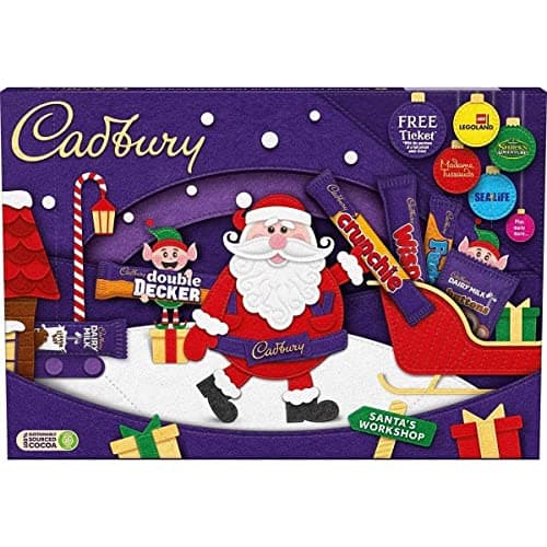 Image of Cadbury Santa Chocolate Selection Box, 145g