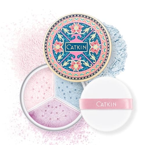 Image of CATKIN Translucent Setting Powder, Oil-control & Poreless Lightweight Loose Face Powder, Smooth Flawless Finish, Even Skin Tone & Long Lasting Baking Powder Makeup for All Skin Types