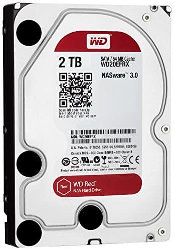 Image of WD Red 2TB NAS Desktop Hard Disk Drive - Intellipower SATA 6 Gb/s 64MB Cache 3.5 Inch - WD20EFRX Size: 2TB Model: WD20EFRX, Gadget & Electronics Store