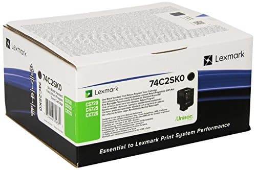 Image of Lexmark 74C2SK0 7000pages Black Laser Toner & Cartridge - Laser Toner & cartridges (Black, Laser, Lexmark, CX725de, CX725dhe, CX725dthe, CS725de, CS720de, CS720dte, CS725dte, Black)