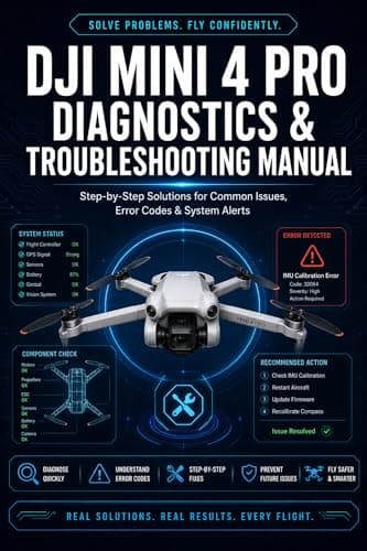 Image of DJI Mini 4 Pro Diagnostics & Troubleshooting Manual: Resolve Sensor Errors, Motor Failures, App Crashes & RTH Issues (DJI Mini 4 Pro Complete Manual & ... Manual & Reliability Handbook 2026)