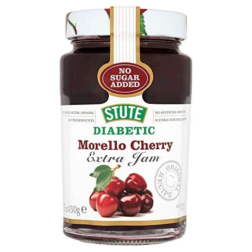 Image of (Pack Of 6) Stute - Diabetic Morello Cherry Extra Jam - (430g)