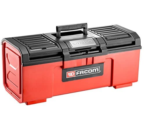 Image of FACOM BP.C24N Plastic Tool Box, Self-Closing, 24" Small Model, 260 mm Height, 273 mm Width, 603 mm Length