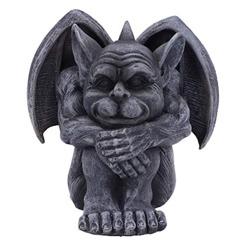 Image of Nemesis Now Quasi Dark Black Grotesque Gargoyle Figurine, 12.5cm