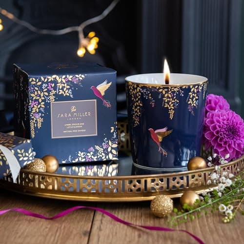 Image of Sara Miller Chelsea Collection - Amber, Orchid & Lotus Blossom Natural Wax Candle