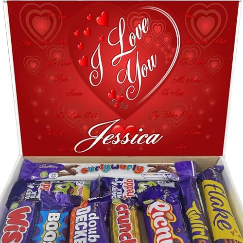 Image of I LOVE YOU Letterbox Gift - Chocolate Gift - Letterbox Chocolate - I LOVE YOU Gift - Choose Your Chocolates To Fill