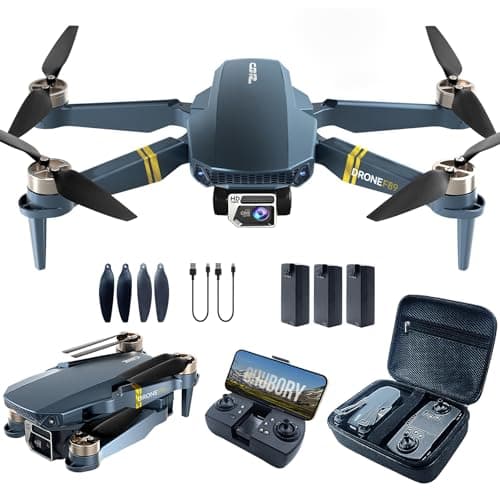 Image of Drone with Camera 4K for Beginners, 2650ft (800m) Control Range, Super Endurance Foldable WiFi Quadcopter with Brushless Motor, 84 Mins Flight Time (3 Batteries), Auto Hover & Auto Follow