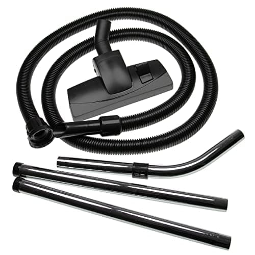 Image of vhbw 5 Part Accessory Set Compatible with Numatic TEL390, RSV150 HEPA, TEM390, TEL390-11 Vacuum Cleaner - Floor Nozzle, Hose, Telescope Tube
