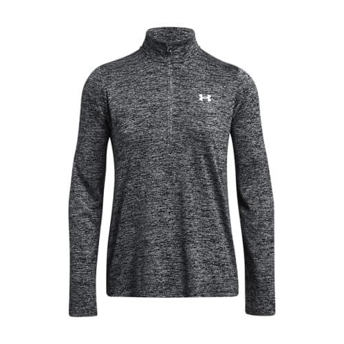 Image of Under Armour Women's Tech 1/2 Zip- Twist Shirt Black