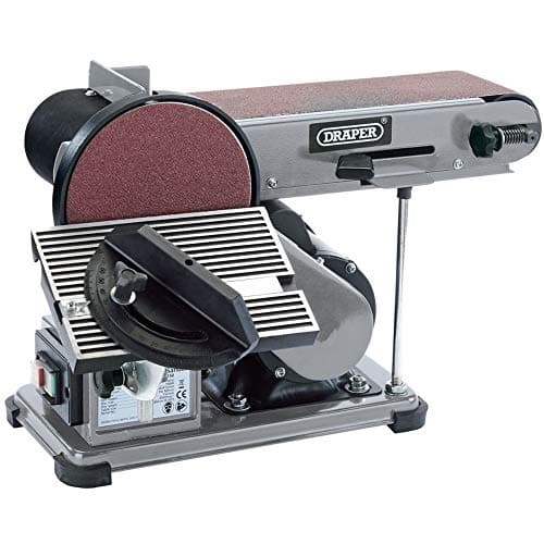 Image of Draper 53005 300W 230V Belt and Disc Sander 150mm Disc (BDS150),Blue
