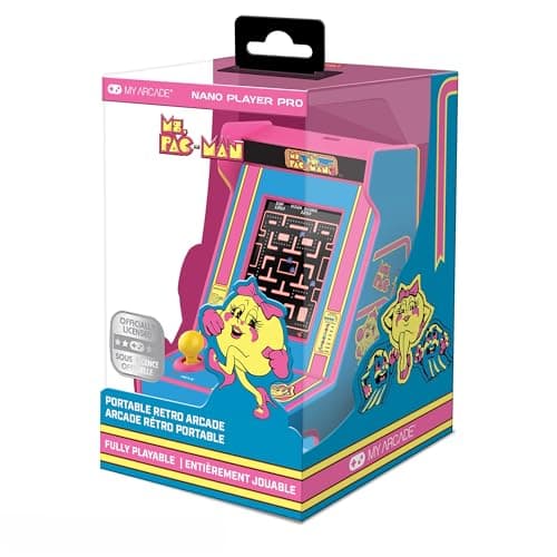 Image of My Arcade DGUNL-7023 MS. PAC-MAN Nano Player Pro Portable Retro Arcade