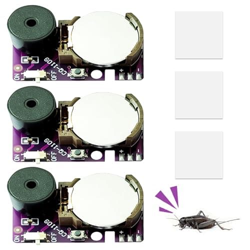Image of Cricket Noise Maker Prank, 3PCS Cricket Sound Prank, Annoying Noise Machine with 7 High Frequency Sounds for Party, Home, School, Office, Christmas Funny Gift