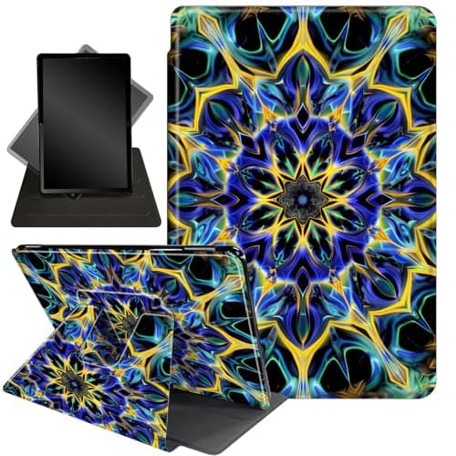 Image of Case for All-New Fire HD 8 & 8 Plus Tablet (12th /10th Gen, 2022/2020),360 Degree Rotating Stand Smart Protective Cover Case,for Amazon Fire HD 8 inch Tablets (2022/2020),Kaleidoscope