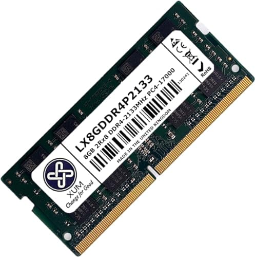 Image of XUM 8GB DDR4 2133MHz PC4-17000 Laptop Notebook Memory Module RAM SODIMM Non-ECC Unbuffered 1.2V 2rx8 Dual Rank 260 Pin CL15