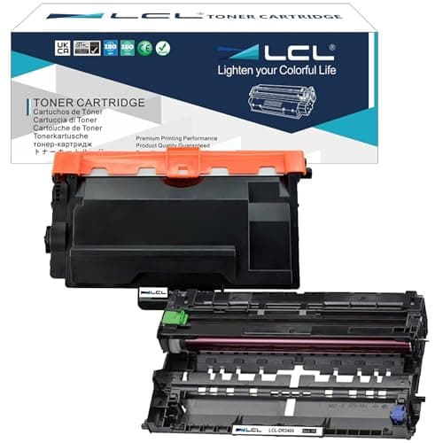 Image of LCL Compatible Toner Cartridge TN3480 TN3430 TN-3480 TN-3430 8000 pages DR3400 DR-3400 Drum (2Pack 1 Black+1Drum) Replacement for Brother HL-L5000D HL-L5100DN HL-L5200DW HL-L5200DWT HL-L6200DW