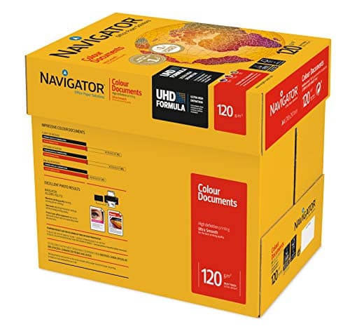 Image of Navigator Copier Paper A4 120G 8 x 250 Sheets White Colou Copier / Laser / Inkjet