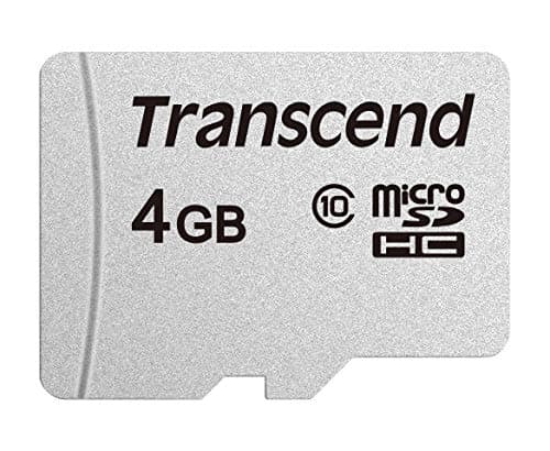 Image of Transcend USD300S 4GB microSDHC Class 10 Memory Card without SD Adapter TS4GUSD300S