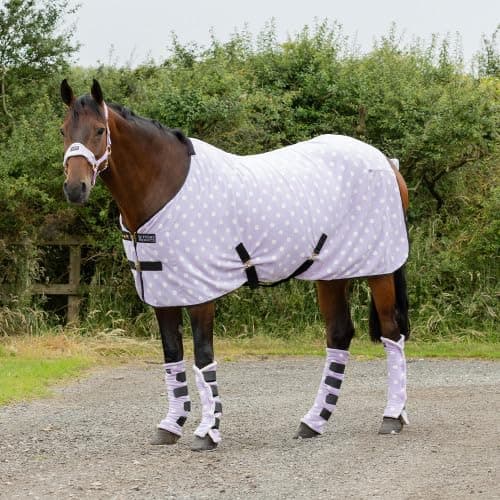 Image of Supreme Products Dotty Fleece Rug - Lavish Lilac - 5'3"