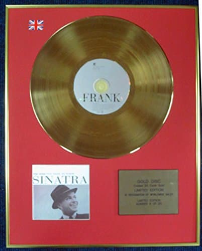 Image of Century Music Awards FRANK SINATRA - Ltd Edition CD 24 Carat Coated Gold Disc - MY WAY (THE BEST OF)