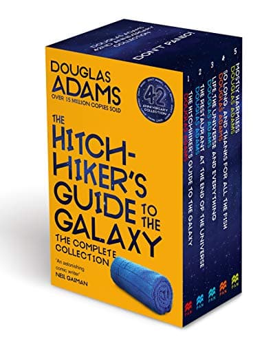 Image of The Complete Hitchhiker's Guide to the Galaxy Boxset: Guide to the Galaxy / The Restaurant at the End of the Universe / Life, the Universe and ... and Thanks for all the Fish / Mostly Harmless