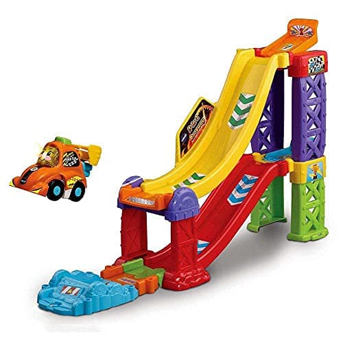 Image of VTech Toot-Toot Drivers 3-in-1 Raceway, Toy Car racing Track for Boys and Girls, Car Tracks for Kids with Lights and Sounds, Musical Toy Race Track for Children Aged 1 to 5 Years, English Version