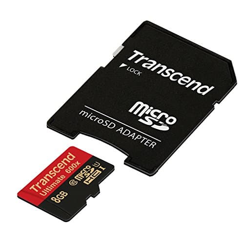 Image of Transcend 8GB microSDXC/SDHC Class 10 UHS-I 600X (Ultimate) Memory Card