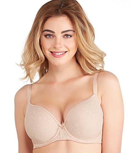 Image of Wacoal Womens Lace Finesse Contour Bra, Sand, 38D