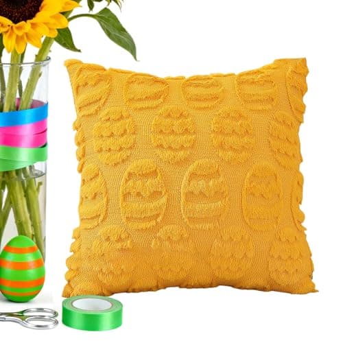 Image of Generisch Cushion Cover, Decorative Spring Sofa Cushion Cover, Cushion Covers for Decorative Cushions, for Living Room, Office, Home, Hotel, Dorm, Classroom, Chair, Apartment