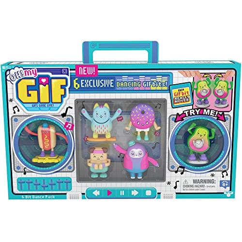 Image of OH! MY GIF Dance Pack - 6 Exclusive Real Life Dancing Animated GIFbits Moving Collectibles Toys & GIF
