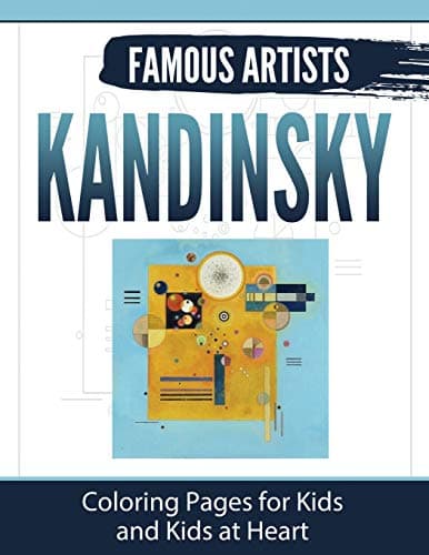 Image of Kandinsky: Coloring Pages for Kids and Kids at Heart: Volume 2 (Hands-On Art History)