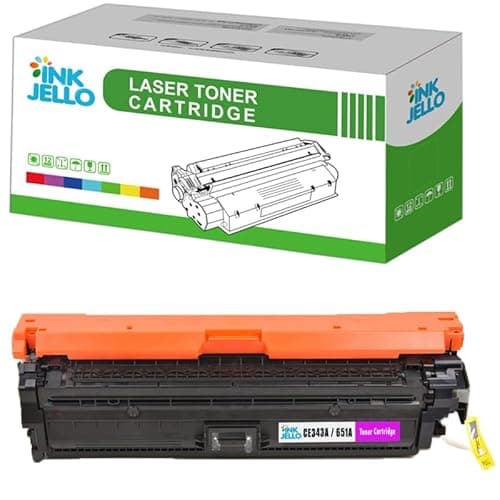 Image of InkJello Remanufactured CE343A Toner Cartridge Replacement for HP LaserJet Enterprise 700 Color MFP M775dn, MFP M775f, MFP M775z, MFP M775z+ Magenta (1 Pack)